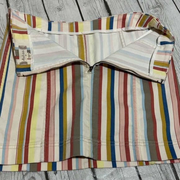 Altar’d State Mini Skirt Striped Colorful size M - Picture 3 of 6